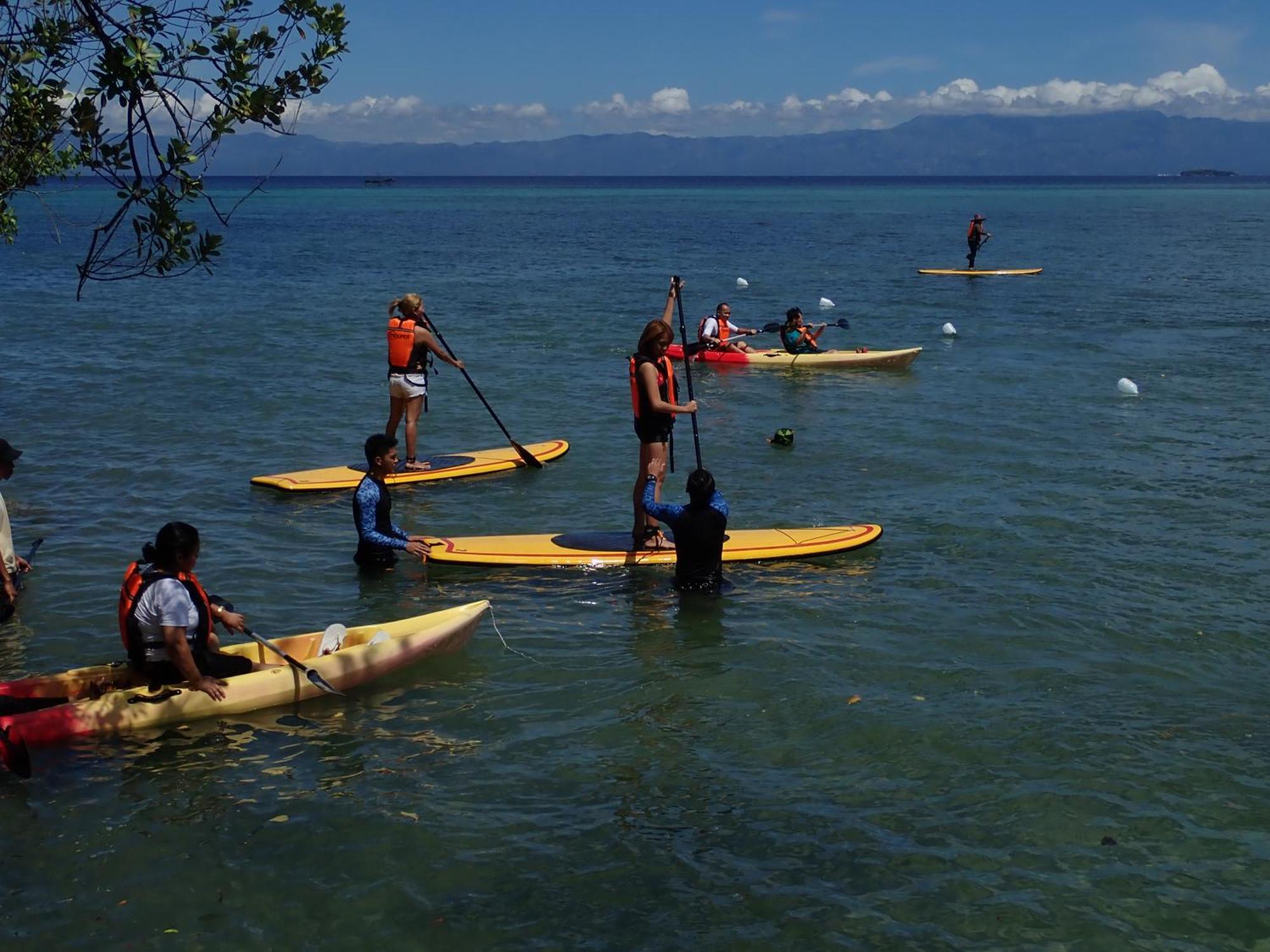 Eskapo Verde Lodge Moalboal Badian Bagian luar foto